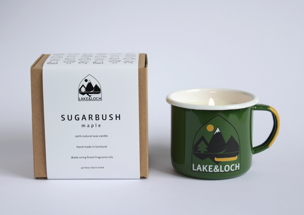 Sugarbush Maple Camping Mug Candle