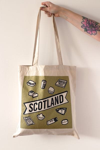 Scottish Junk Food Tote Bag