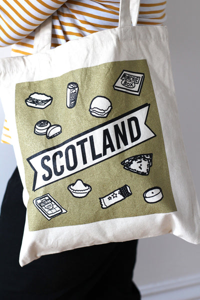 Scottish Junk Food Tote Bag